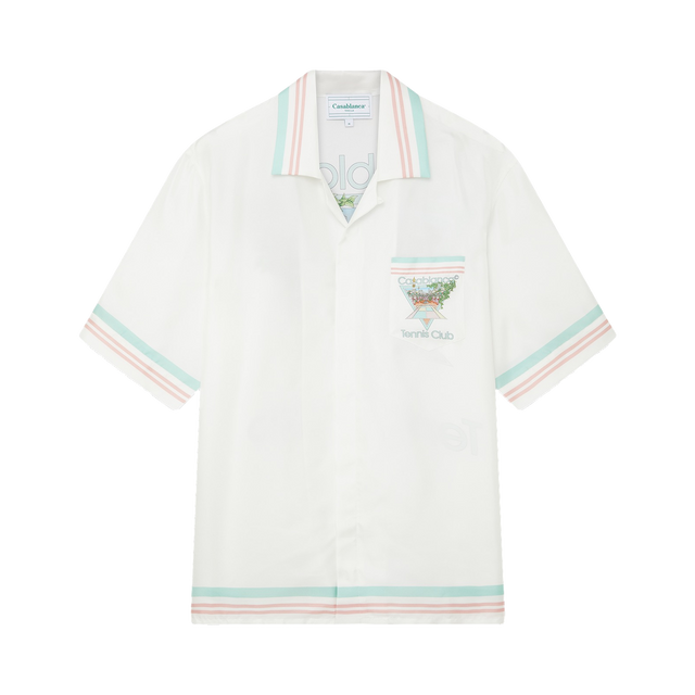 Cuban Collar Kurzarm Hemd