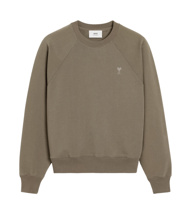 Boxy sweatshirt with tonal Ami De Coeur logo