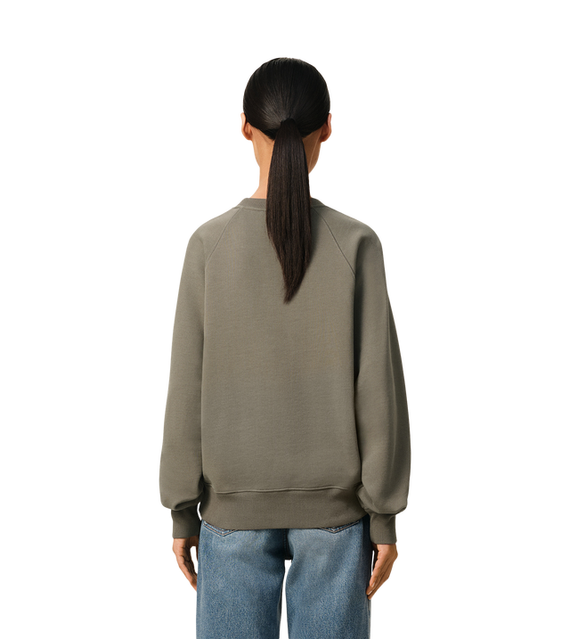 Boxy sweatshirt with tonal Ami De Coeur logo