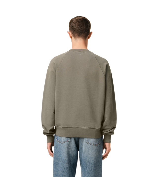 Boxy sweatshirt with tonal Ami De Coeur logo