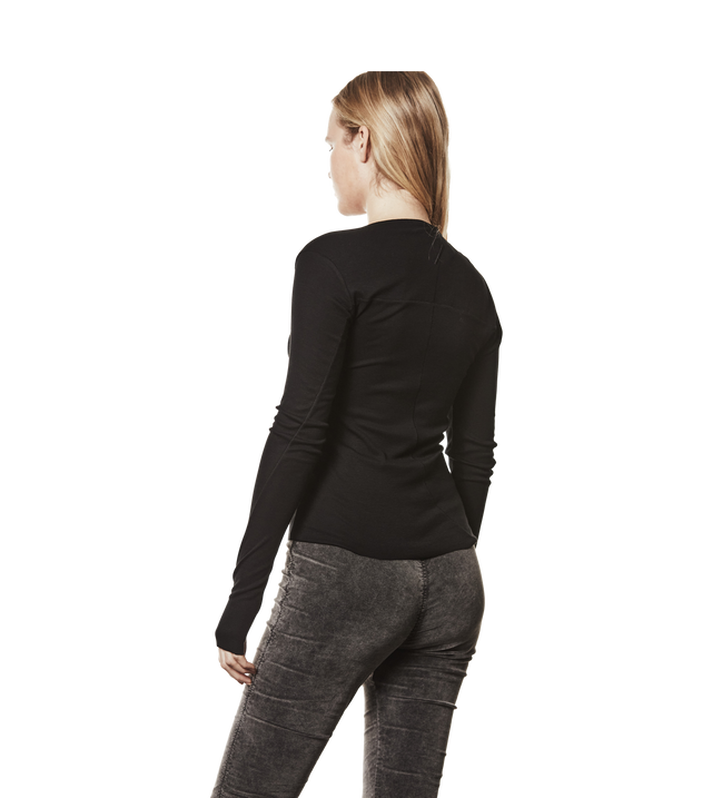 Longsleeve mit asymmetrischem Ausschnitt