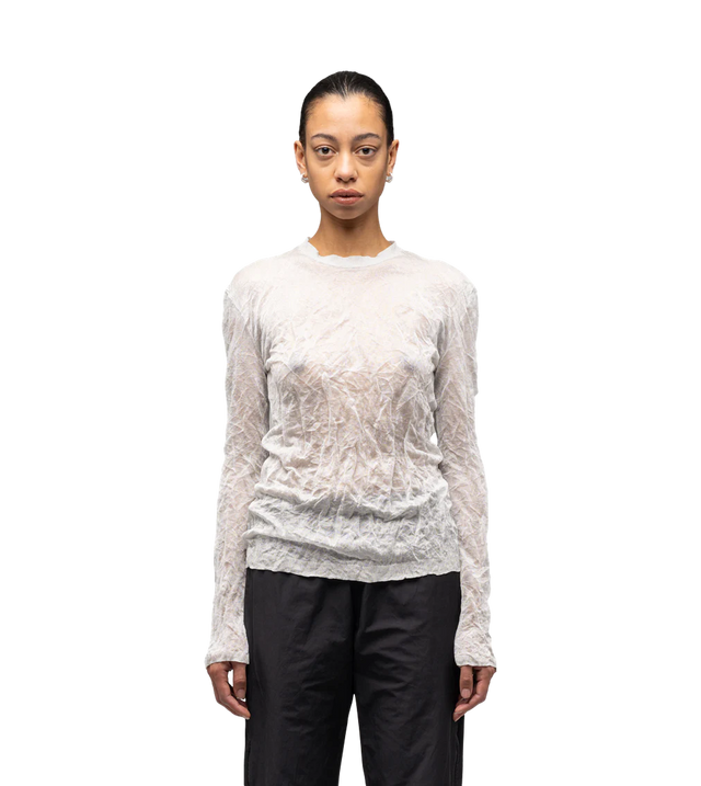 Facelift Longsleeve mit Knittereffekt