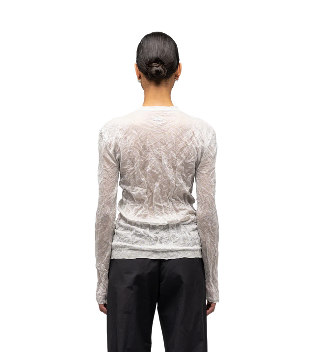 Facelift Longsleeve mit Knittereffekt