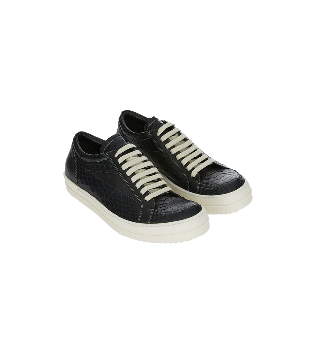 Temple Vintage Sneakers aus Pythonleder