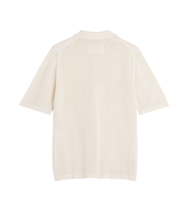 Kurzarm-Cardigan aus offenem Strick