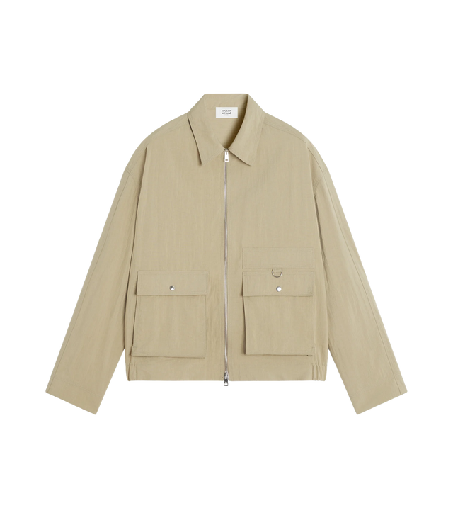 Jacke aus leichtem Nylon-Canvas