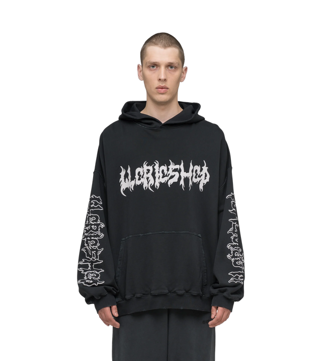 ''FAITHLESS'' oversized hoodie