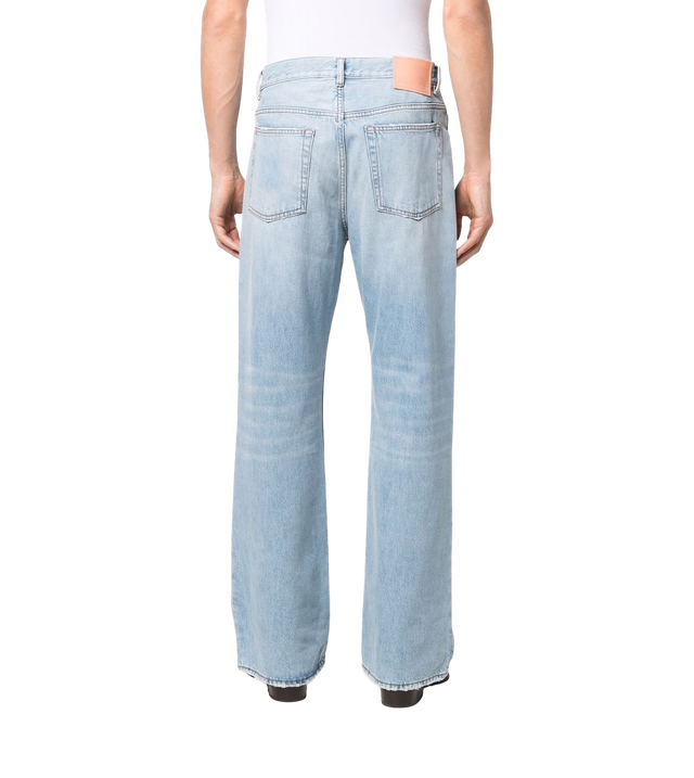 Gerade Jeans in Distressed-Optik