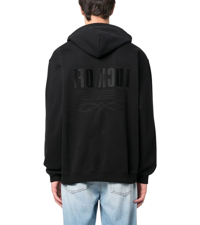 Hoodie mit Slogan-Print