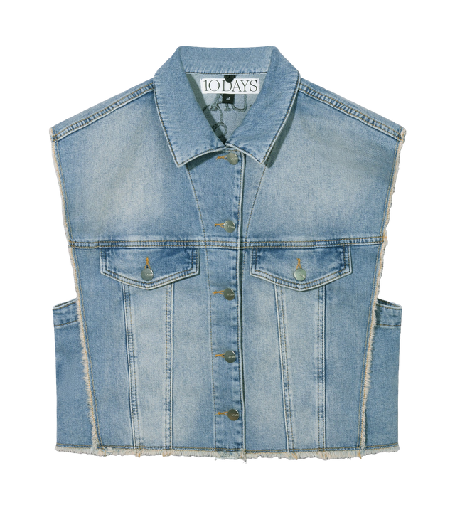 Cropped Jeansweste