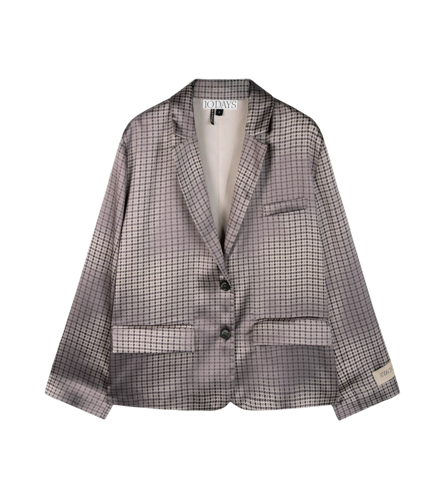 Fluid Blazer mit Karomuster