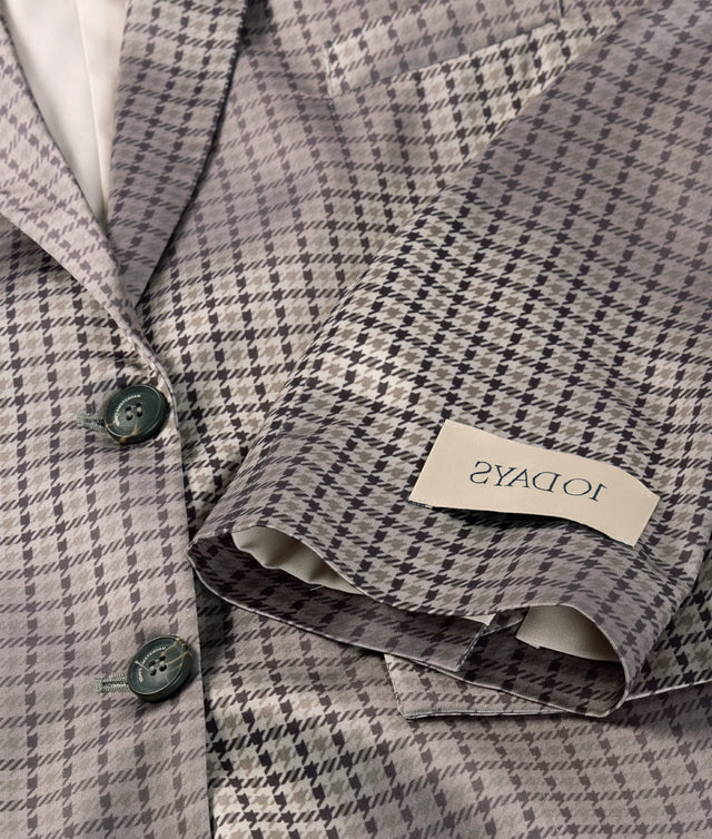 Fluid Blazer mit Karomuster