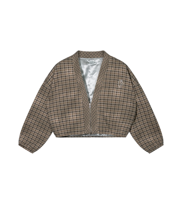 Wendbarer Karierter Cardigan