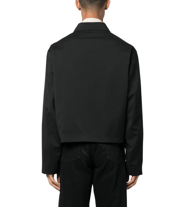 Bomber jacket with classic collar