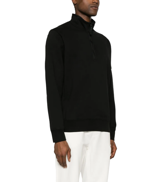 Sweatshirtjacke mit Kompass-Patch