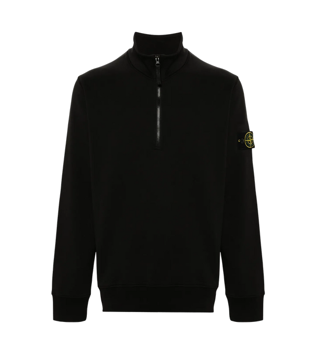 Sweatshirtjacke mit Kompass-Patch