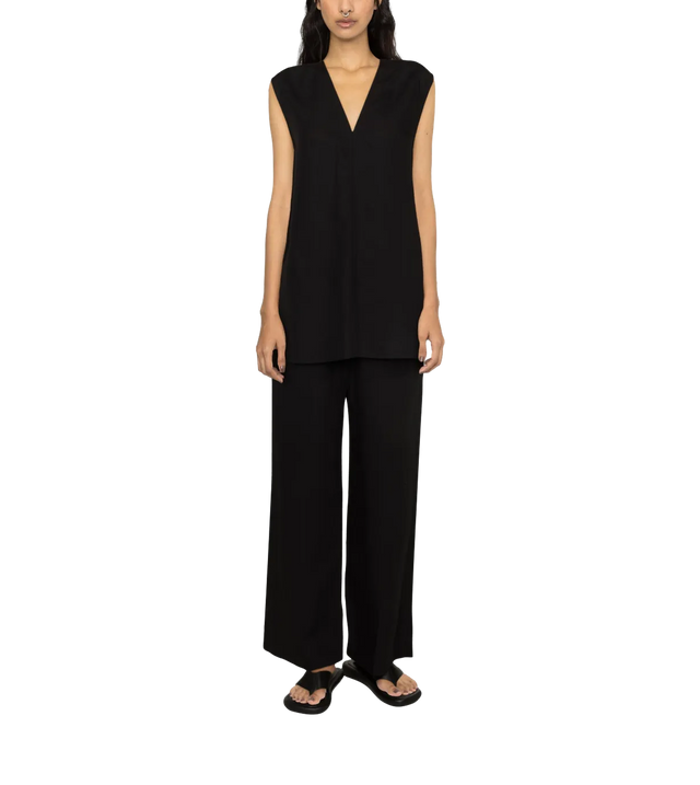 Weite Tally High-Waist-Hose