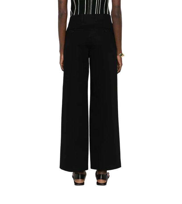 Twill-Hose mit weitem Bein