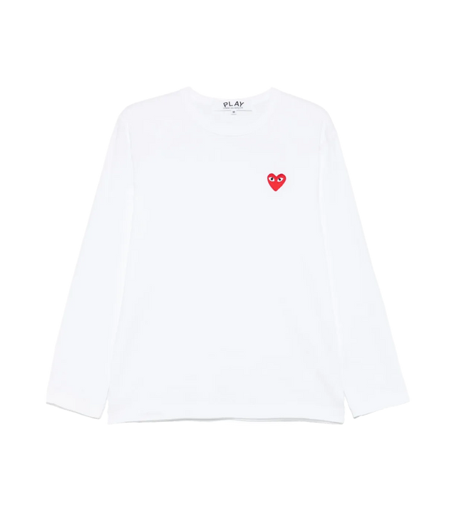 Langarmshirt mit Herz-Patch