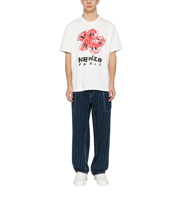 "Kenzo Drawn Varsity" T-Shirt