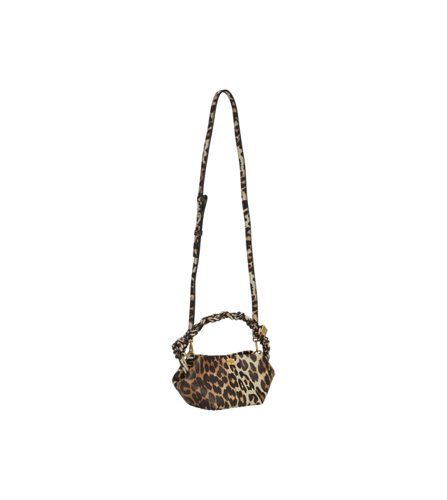 Mini Bou Handtasche mit Leoparden-Print