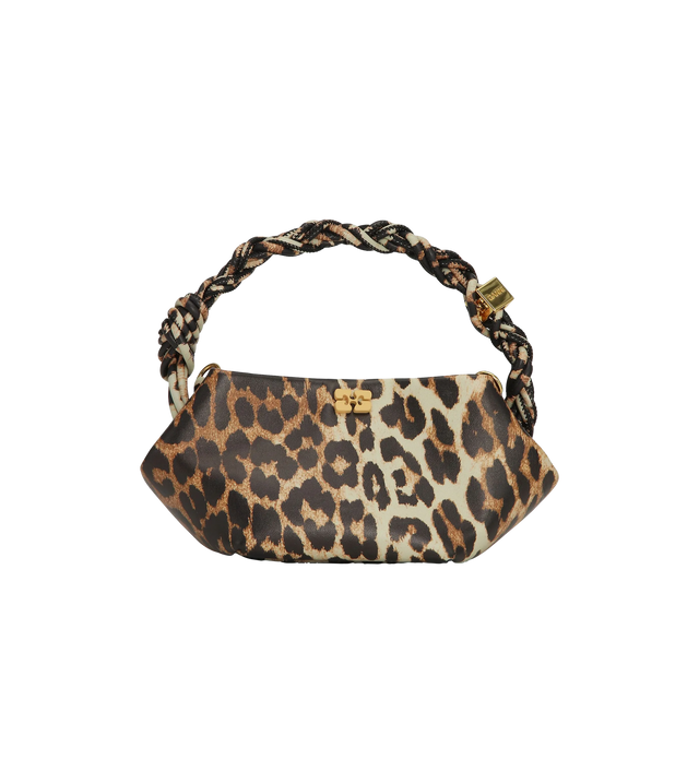 Mini Bou Handtasche mit Leoparden-Print