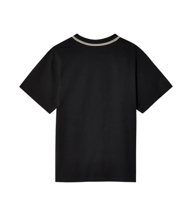 Flatlock T-Shirt mit Schnürendetails
