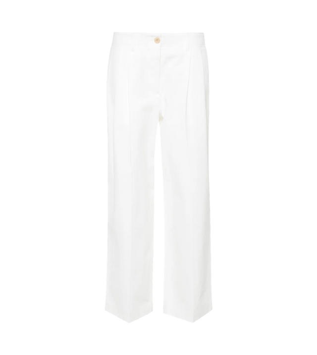 Twill-Hose mit geradem Bein