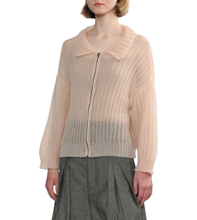 Semi-transparenter Cardigan