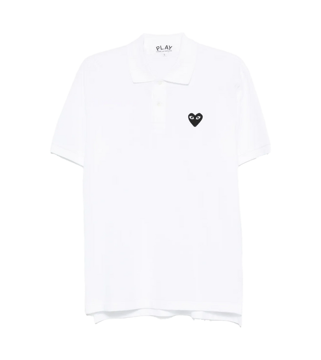 Poloshirt mit Herz-Patch