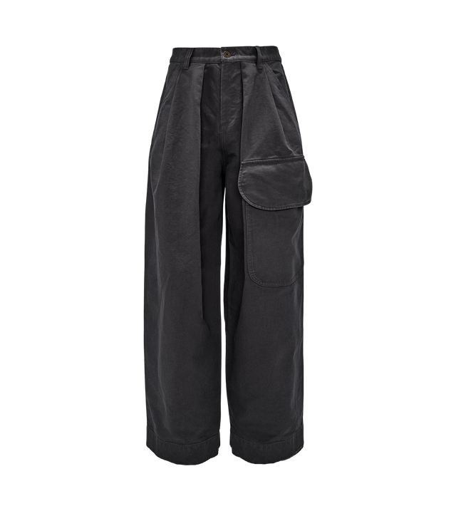 Cargohose mit aufgesetzter Tasche