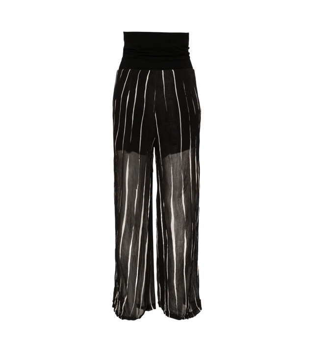 Gestreifte transparente Hose