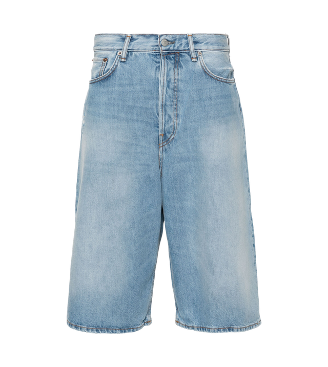 Jeans-Shorts mit geradem Bein