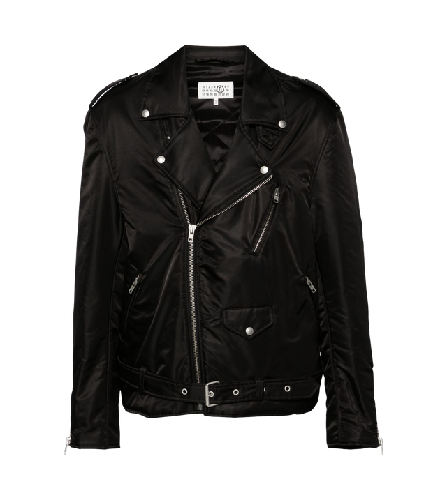 Bikerjacke mit Gürtel