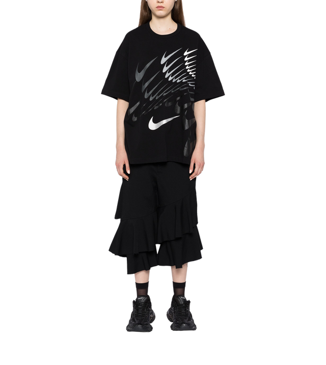 CDG Black x Nike T-Shirt mit Logo-Print