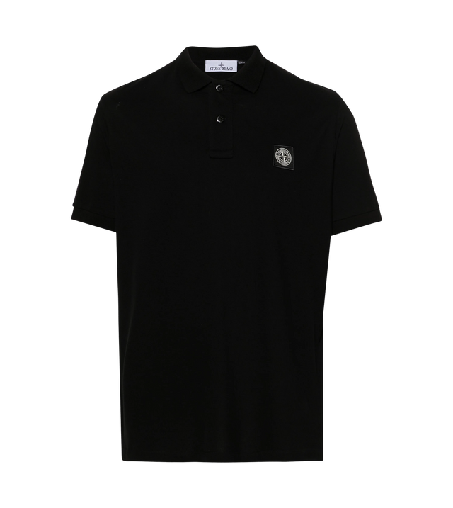 Piqué-Poloshirt mit Kompass-Patch