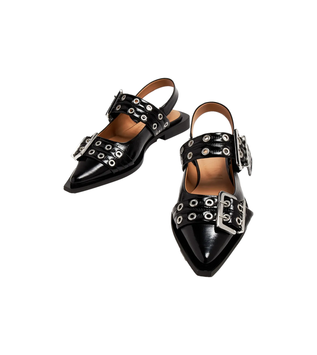 Ballerinas mit Schnalle