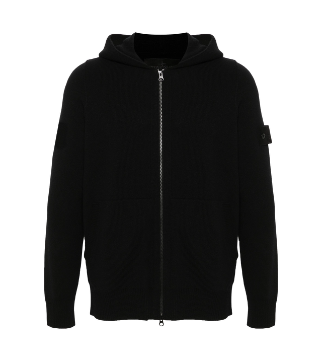 Zip-Hoodie mit Kompass-Patch