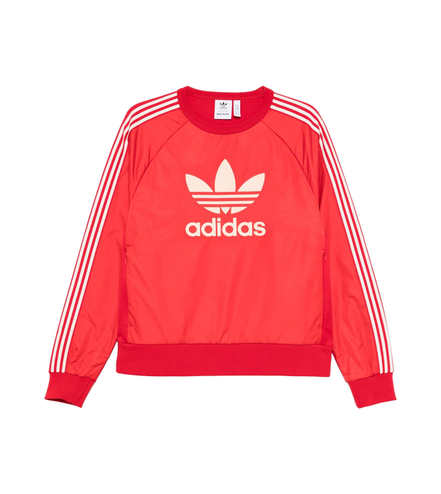 Adidas trefoil logo sweatshirt best sale