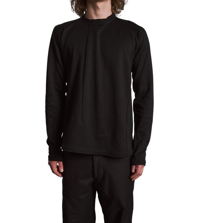 Langarm Pullover mit Teilungsnähten