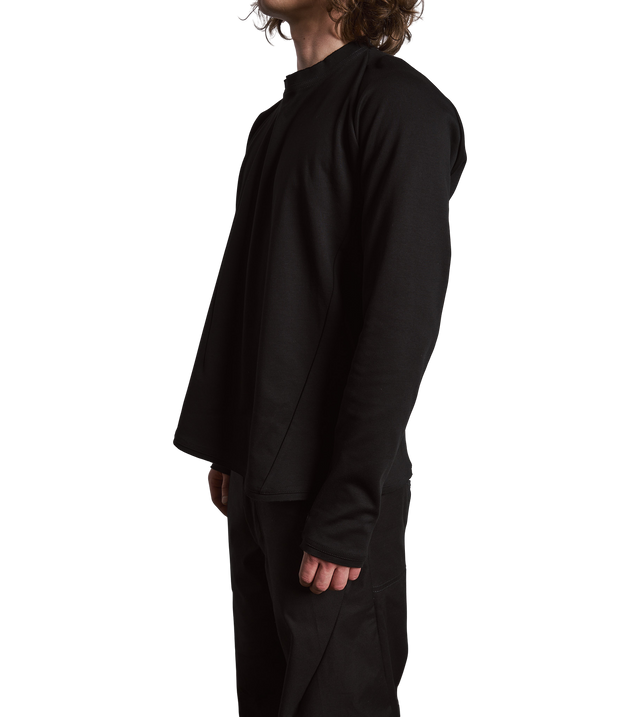 Langarm Pullover mit Teilungsnähten
