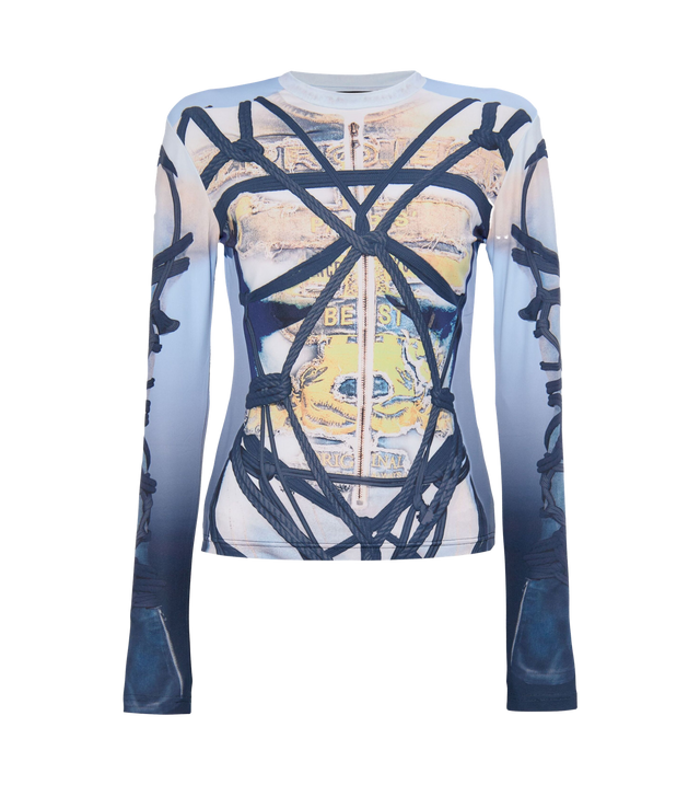 Longsleeve mit geometrischem Print