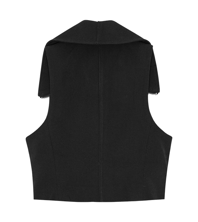 vest with zipper 