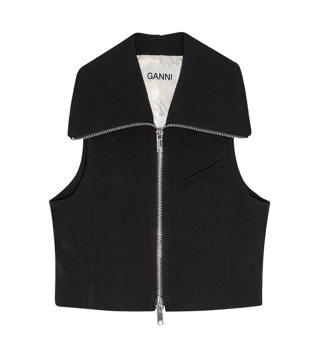 vest with zipper 