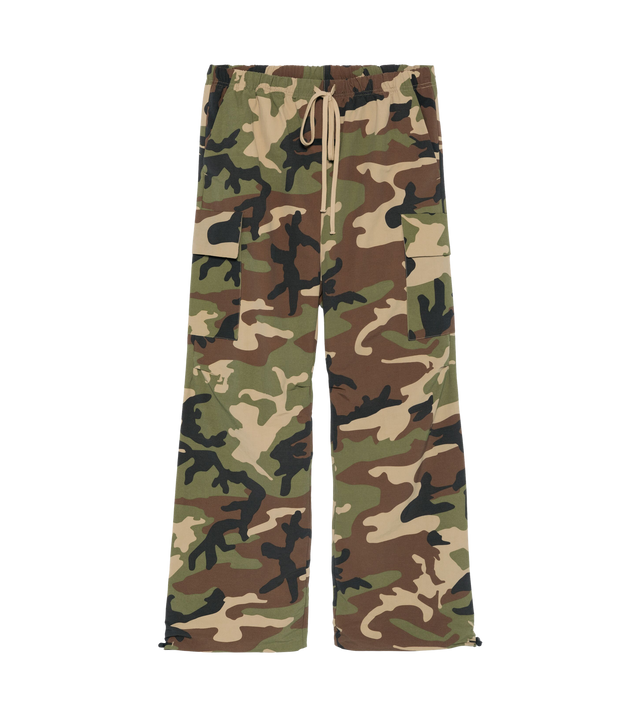 Cargohose mit Camouflage-Print