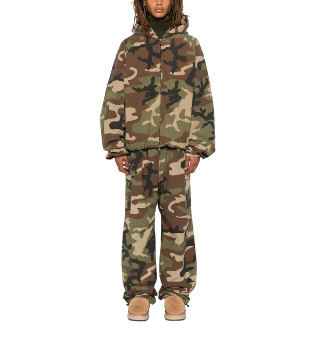 Jacke mit Camouflage-Print