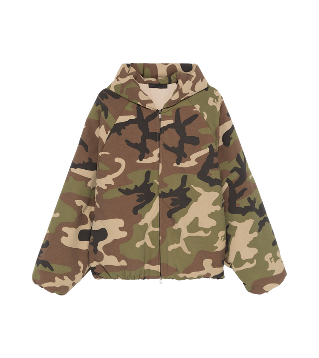 Jacke mit Camouflage-Print