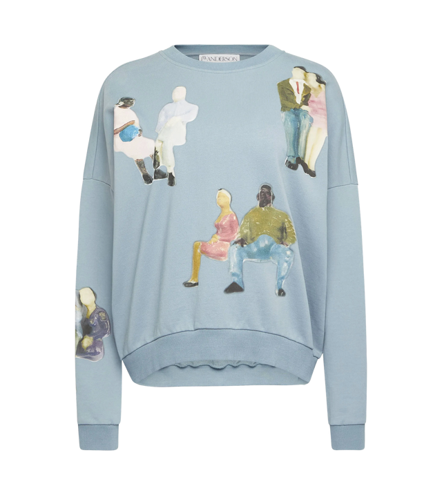 Sweatshirt with person print 