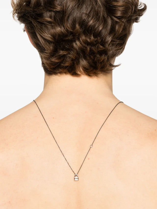 Halskette mit Mini-Schloss Anhänger