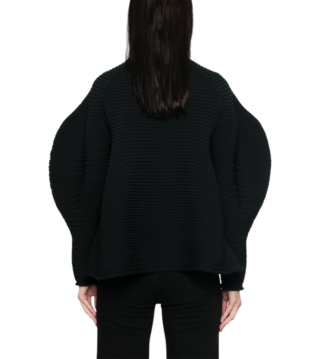 Plissierter Pullover